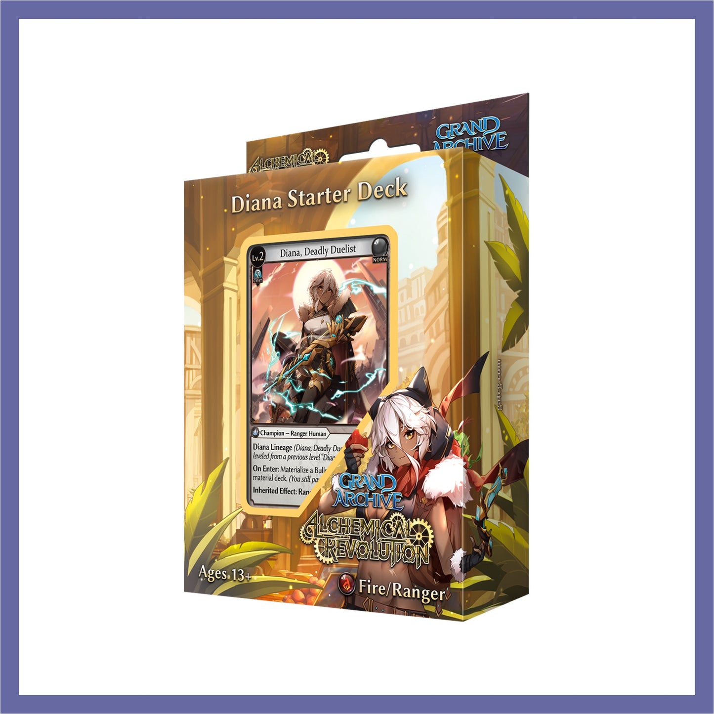 Grand Archive TCG Alchemical Revolution (ALC) Diana Starter Deck
