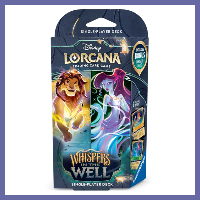 Disney Lorcana Whispers in the Well (Set 10) Starter Deck Spectacular Specters