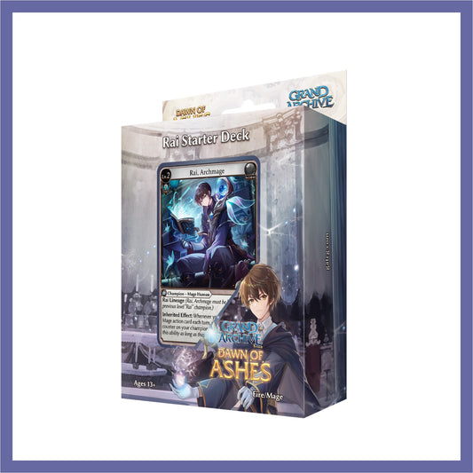 Grand Archive TCG Dawn of Ashes (DOA) Rai Starter Deck