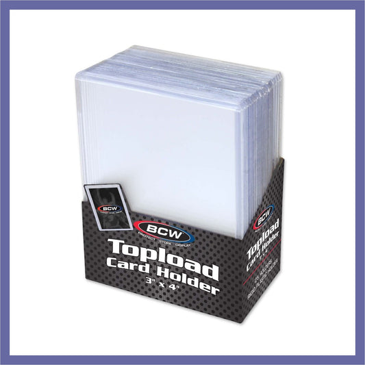 BCW 3x4 Toploader Card Holder - Standard