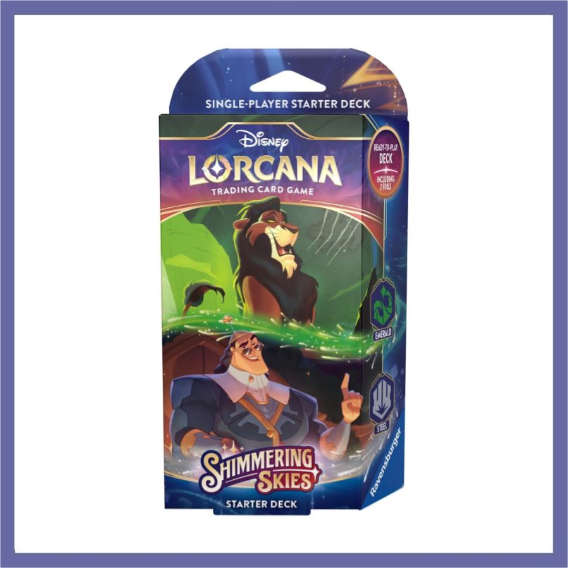 Disney Lorcana Shimmering Skies (Set 5) Starter Deck A Roaring Guest List